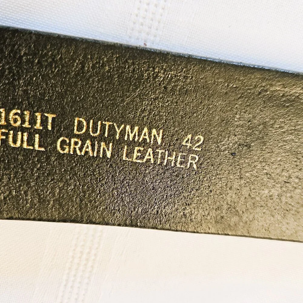 Duty Man 1611T Full Grain Leather Utility Work Wear Belt  42 X 1-3/4